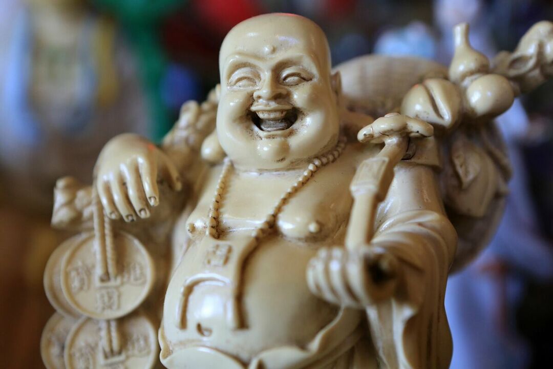 Amulett der Gesundheit und des Wohlbefindens der Familie - lachender Buddha